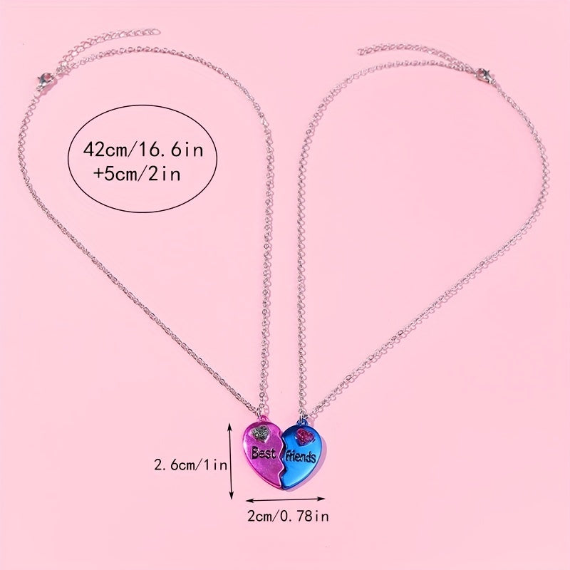 Good Friendships Heart Pendant Necklace
