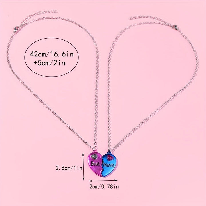 Good Friendships Heart Pendant Necklace